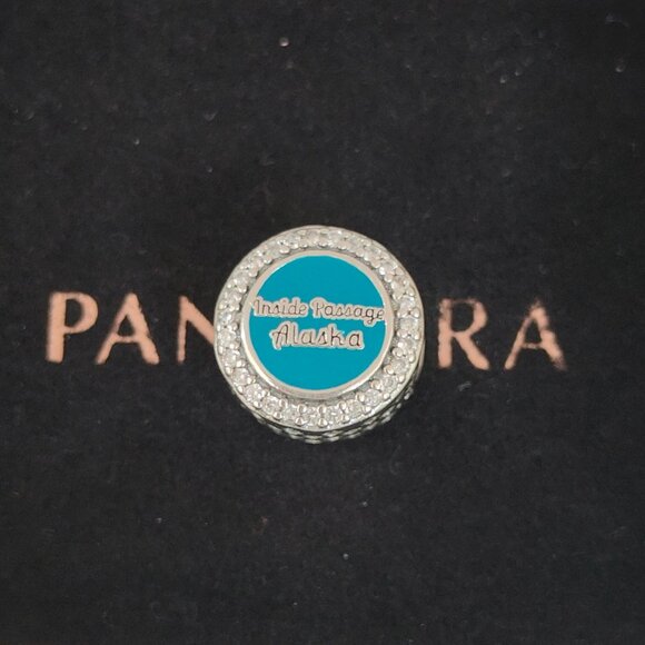 Pandora Cruise Charm Inside Passage Alaska Bead Charm S925 Silver with box - Picture 2 of 8